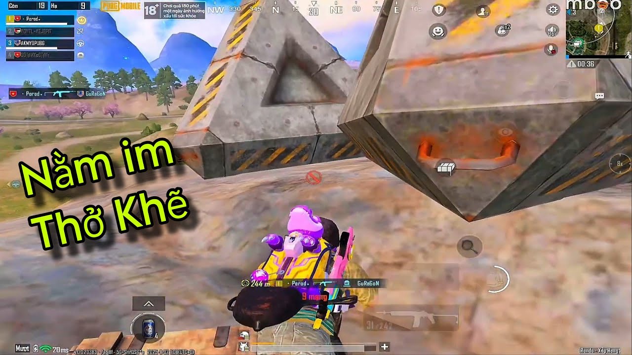 PUBG Mobile: Siêu Bất Ổn Khi Một Mình Xuống Ngay Núi Đá 4 Hướng Là Địch.....