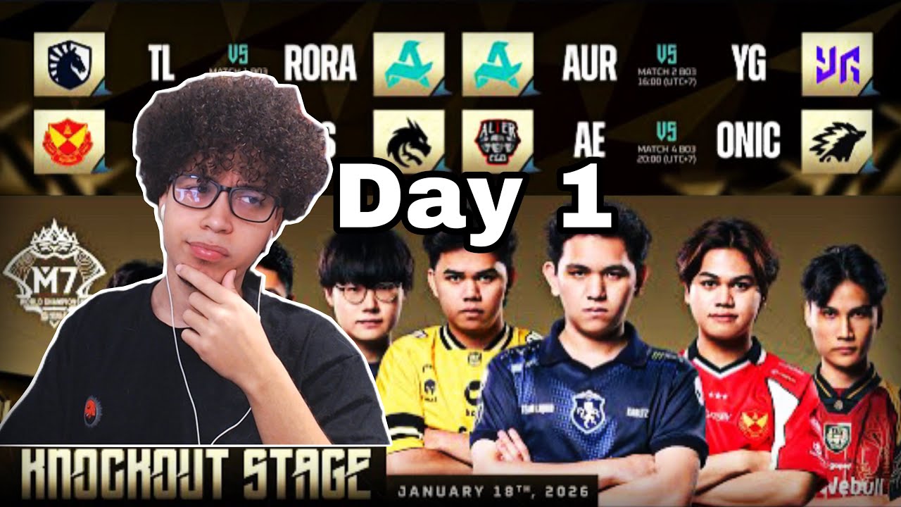 🔴 LIVE | KNOCKOUT STAGE DAY 1 | M7 World Championship | LIVE Watch Party