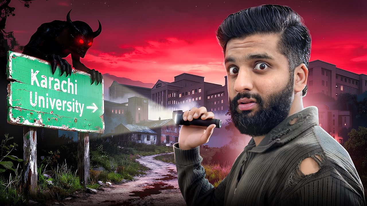 Surviving 24 Hours At Karachi University - Spent Night At K.U Graveyard !!