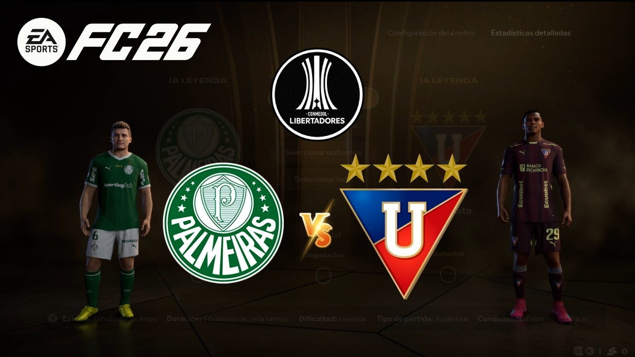 EA FC 26 - Palmeiras vs LDU Quito | Copa Libertadores 2025 - Semis Vuelta [4K 60]