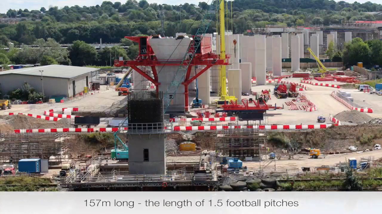 Mersey Gateway - building the MSS Webster - time-lapse