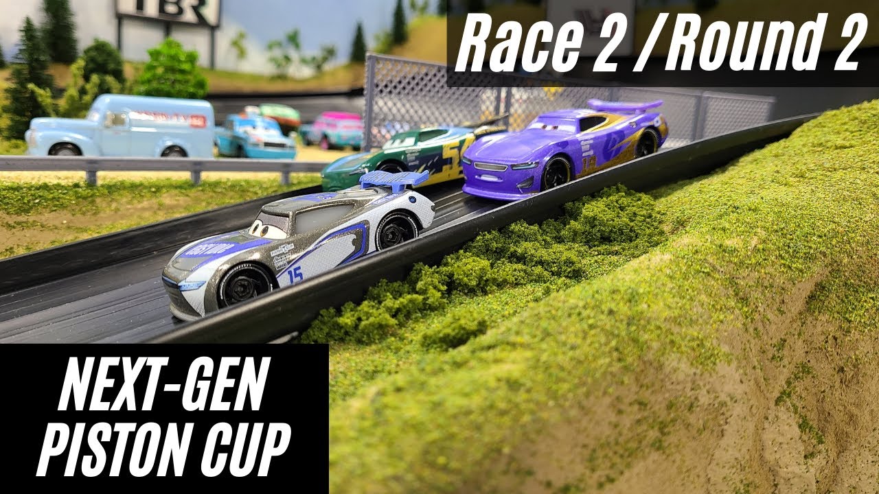 Disney Cars 3 Diecast Racing | Next-Gen Piston Cup | Race 2 - Round 2