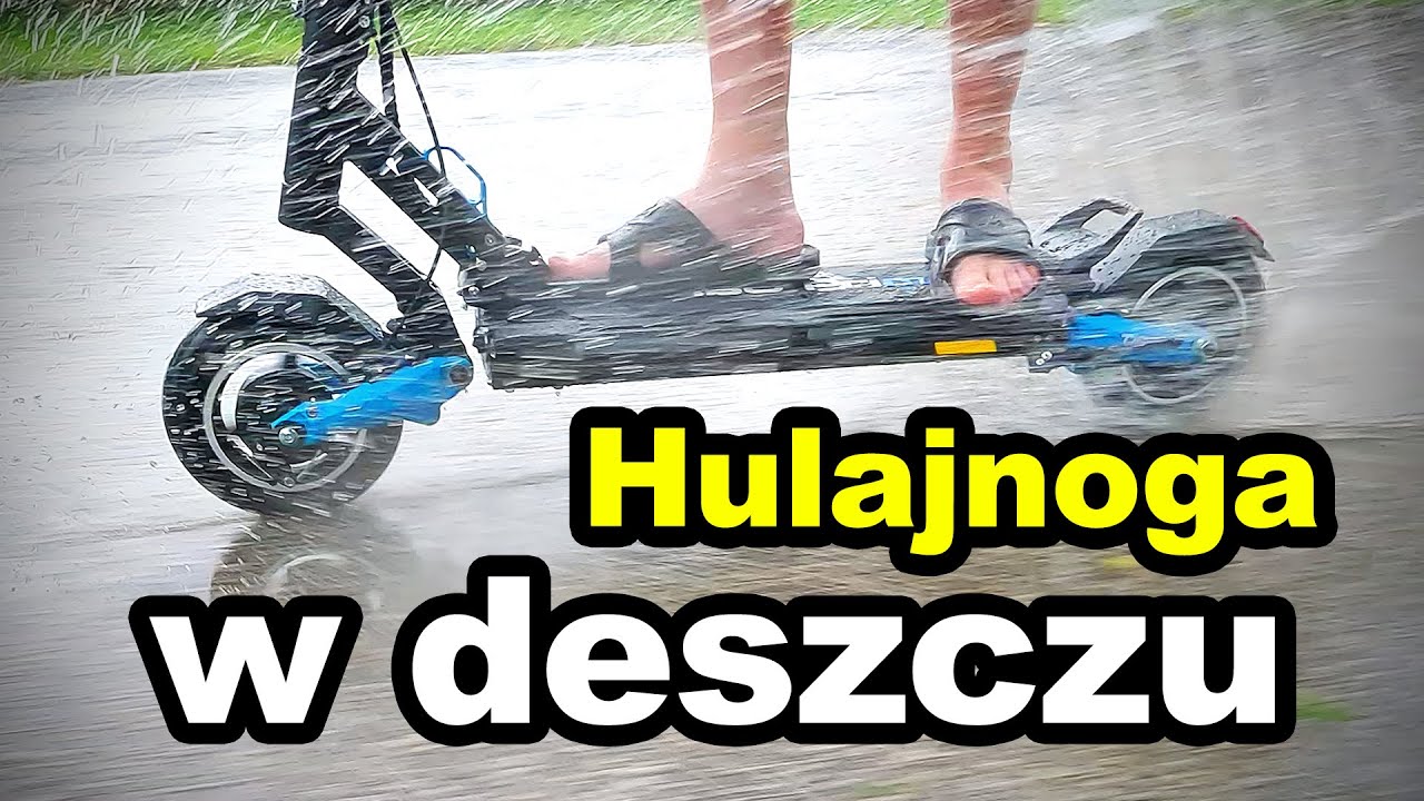 Hulajnogą w deszczu? IPX6 wodoodporna TIBO Prime 3.0
