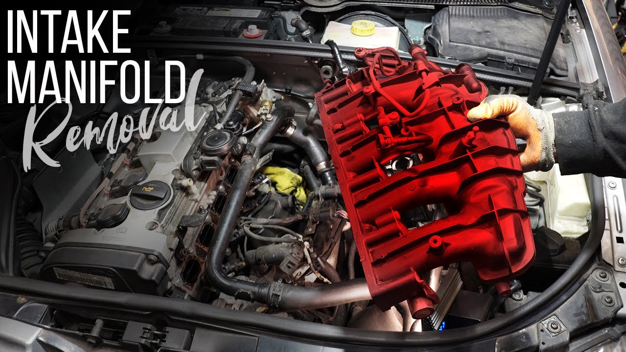 2005-2008 B7 Audi A4 Intake Manifold Removal Step by Step