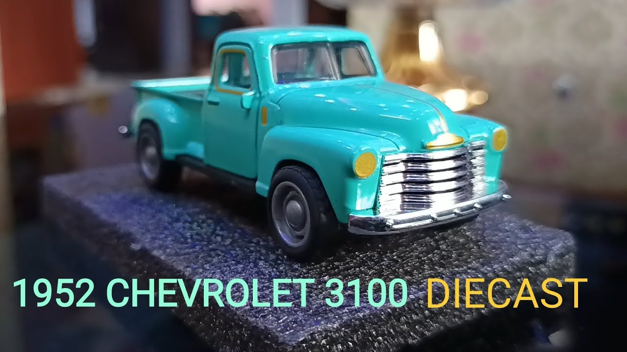 1952 Model | Chevrolet 3100 | Diecast | 1/43 Scale model | MINI CAR WORLD | Classic Pickup 