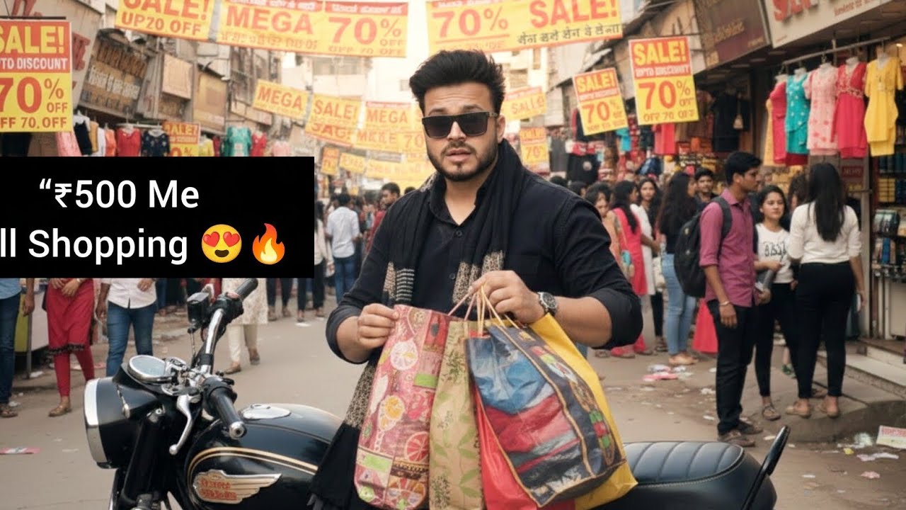 ₹500 Me Itna Sab?! Kamla Nagar Market Sasti Shopping Vlog 😱🔥