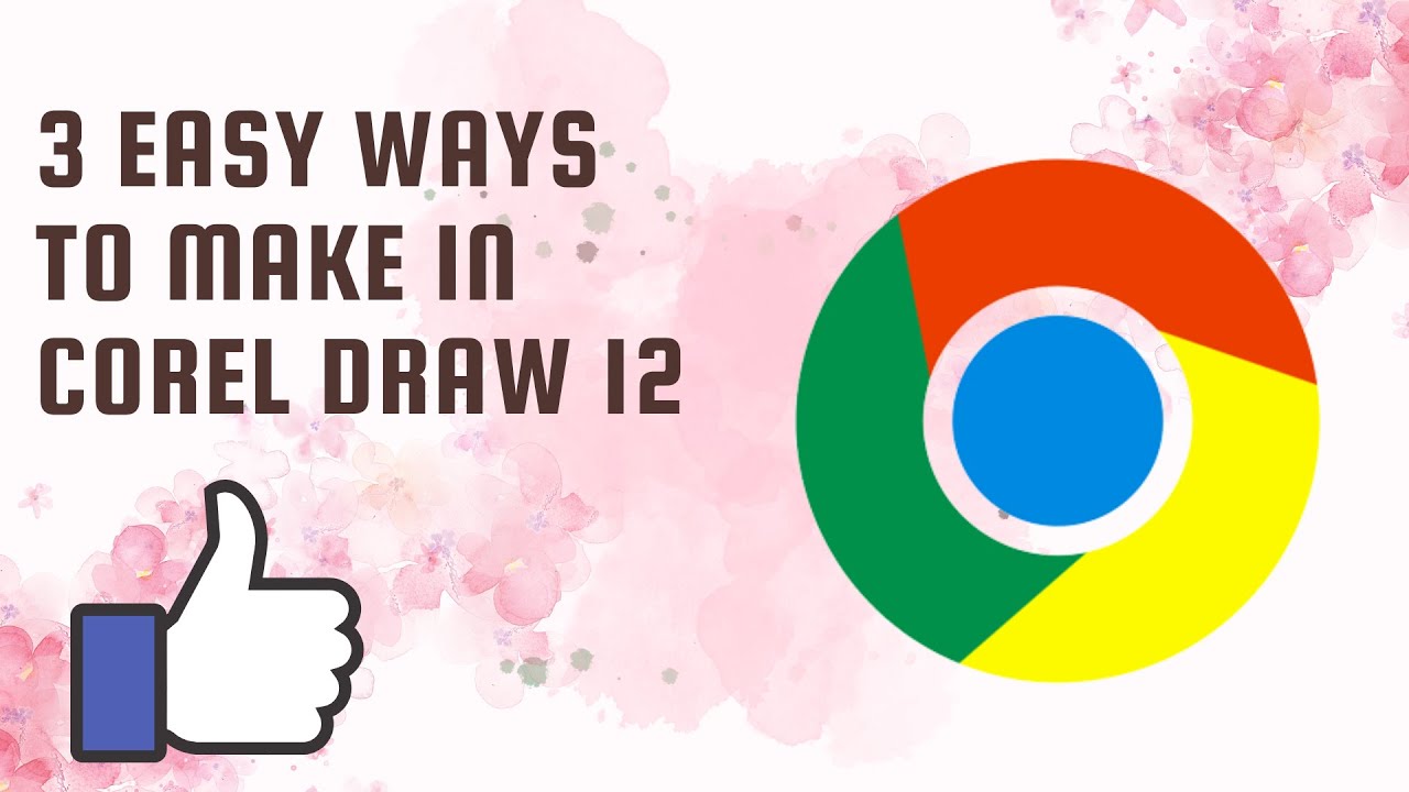 make chrome logo in coreldraw 12 , 3 simple ways in hindi, easily create in corel 12, 14,15,17, 18