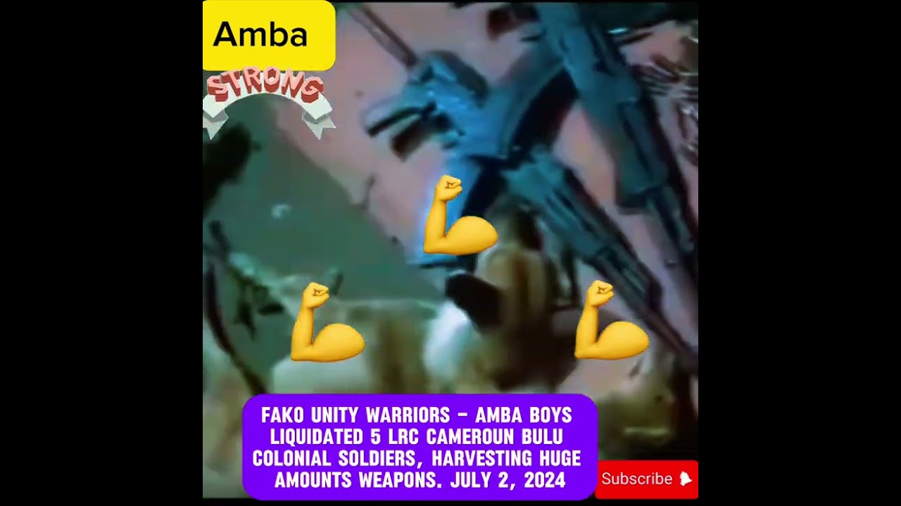 Fako Unity Warriors-Amba Boys liquidated 5 Cameroun colonial soldiers. Big harvest too. July 2, 2024