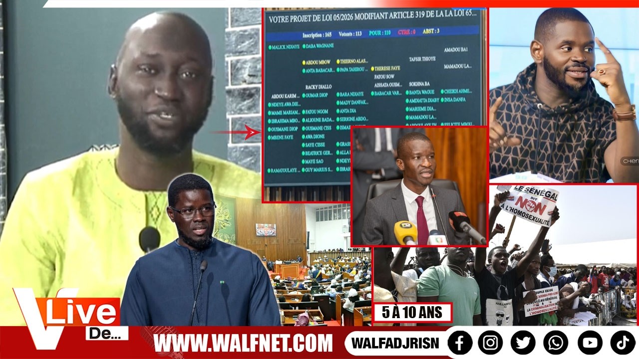 Loi Sonko anti LGBT, attaqué par l'opposition parlementaire au conseil constitutionnel :Pape précise