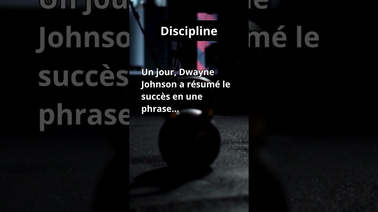 🔥 LA DISCIPLINE BAT TOUJOURS LA MOTIVATION 🔥
