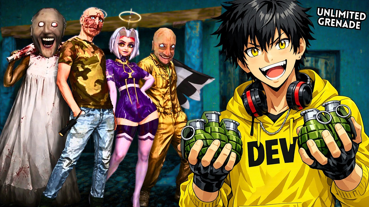 Anzu Senpai Plays THE TWINS REVOLUTION 😱 ONLY GRENADE ATTACK