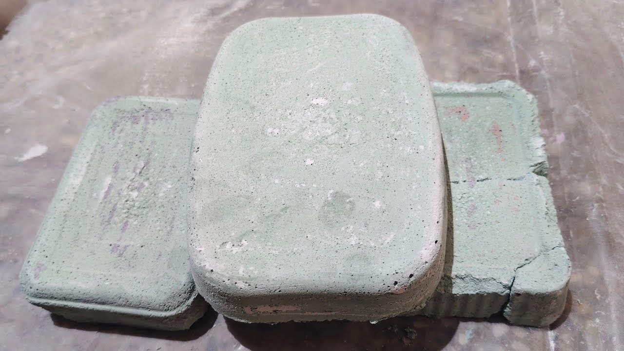 Green slabs || crushing ASMR 