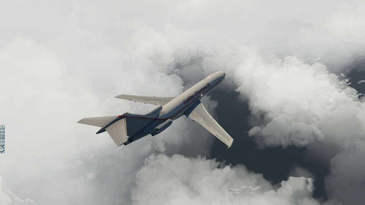 [X-Plane 11] Flyjsim 727-200F Kalitta Charters II N726CK KFLL to TJSJ Full Flight