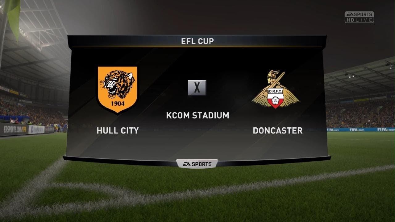 FIFA 17| Modo Carreira - Doncaster| Eliminação para o Hull City na EFL Cup! #33