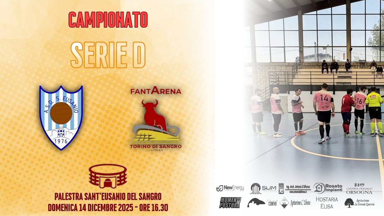 Campionato Serie D 2025-2026 | S. Eusanio - Fantarena 7-3