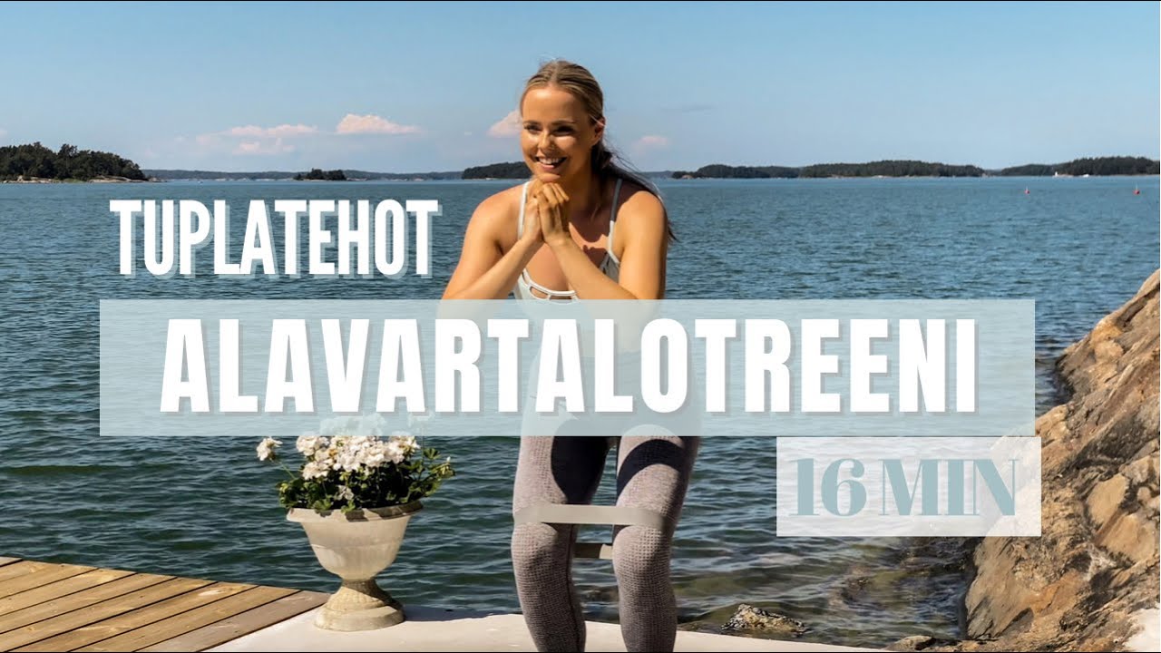 ALAVARTALOTREENI KOTONA - tuplatehot jalka- ja pakaratreeni