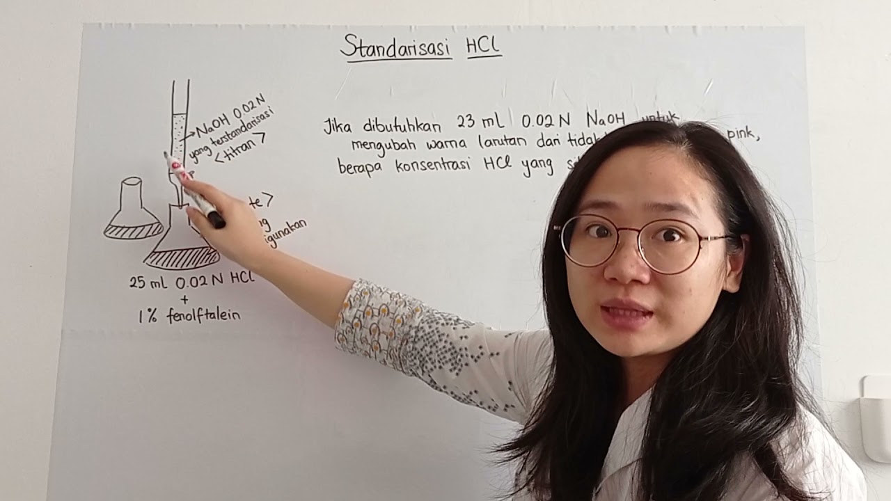 Food Analysis Lab - Video perhitungan standarisasi HCl