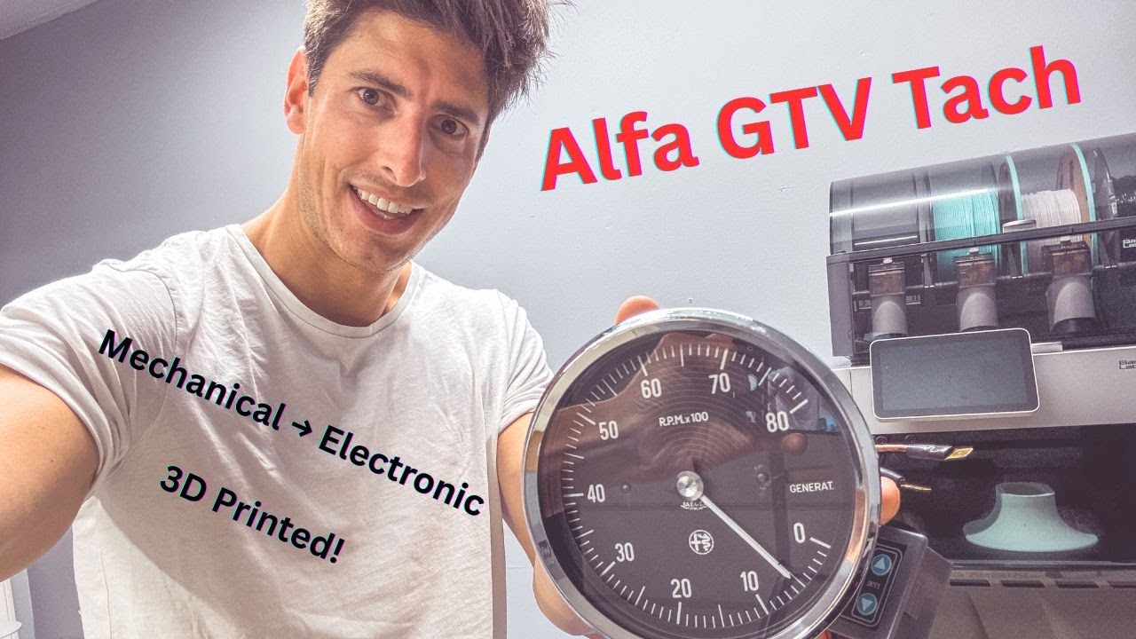 Converting my OEM Alfa GTV tach to electronic