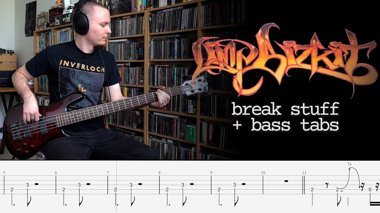 Limp Bizkit - Break Stuff - Bass Cover + tabs