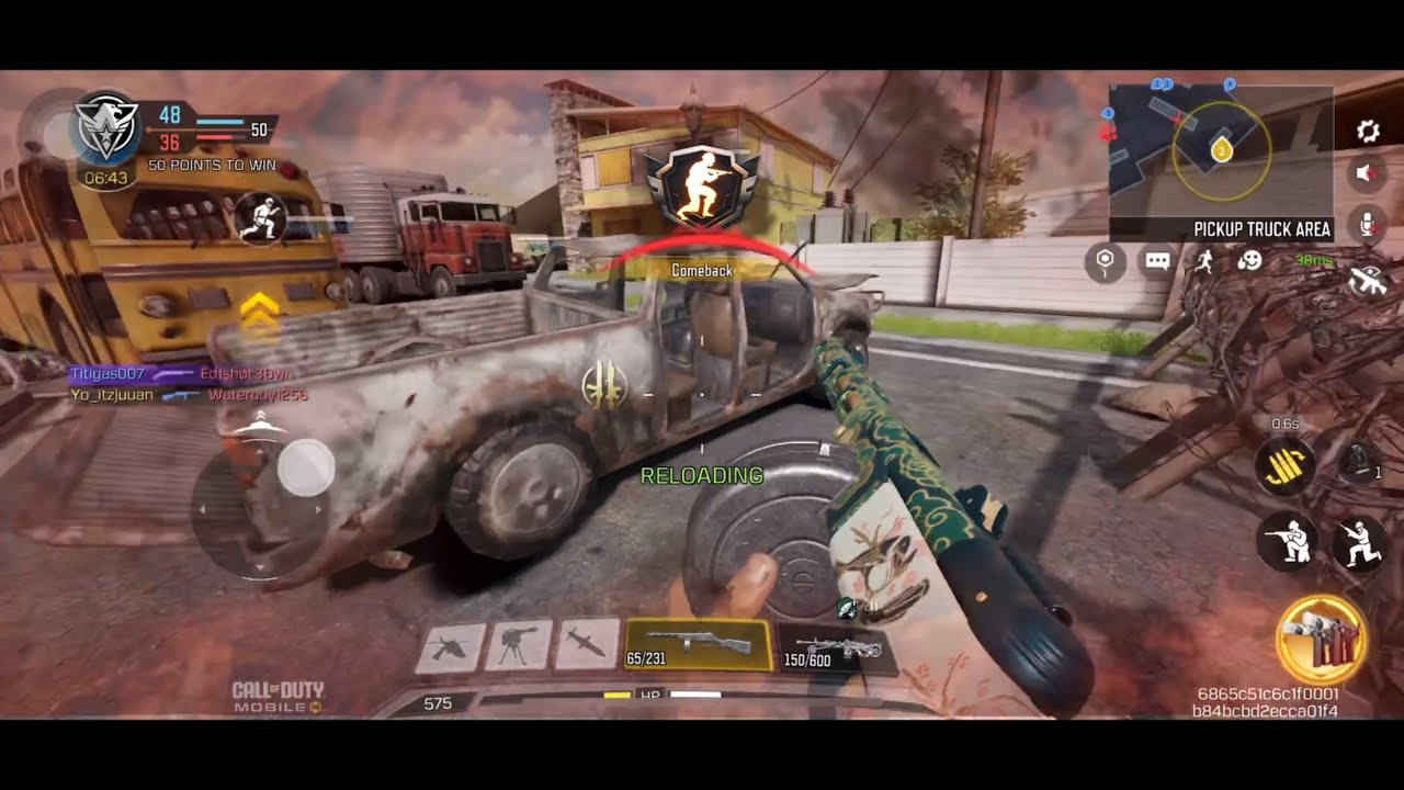 Using the PPSH-41 Loadout in Frontline & Team DeathMatch | Call Of Duty Mobile Multiplayer Gameplay 