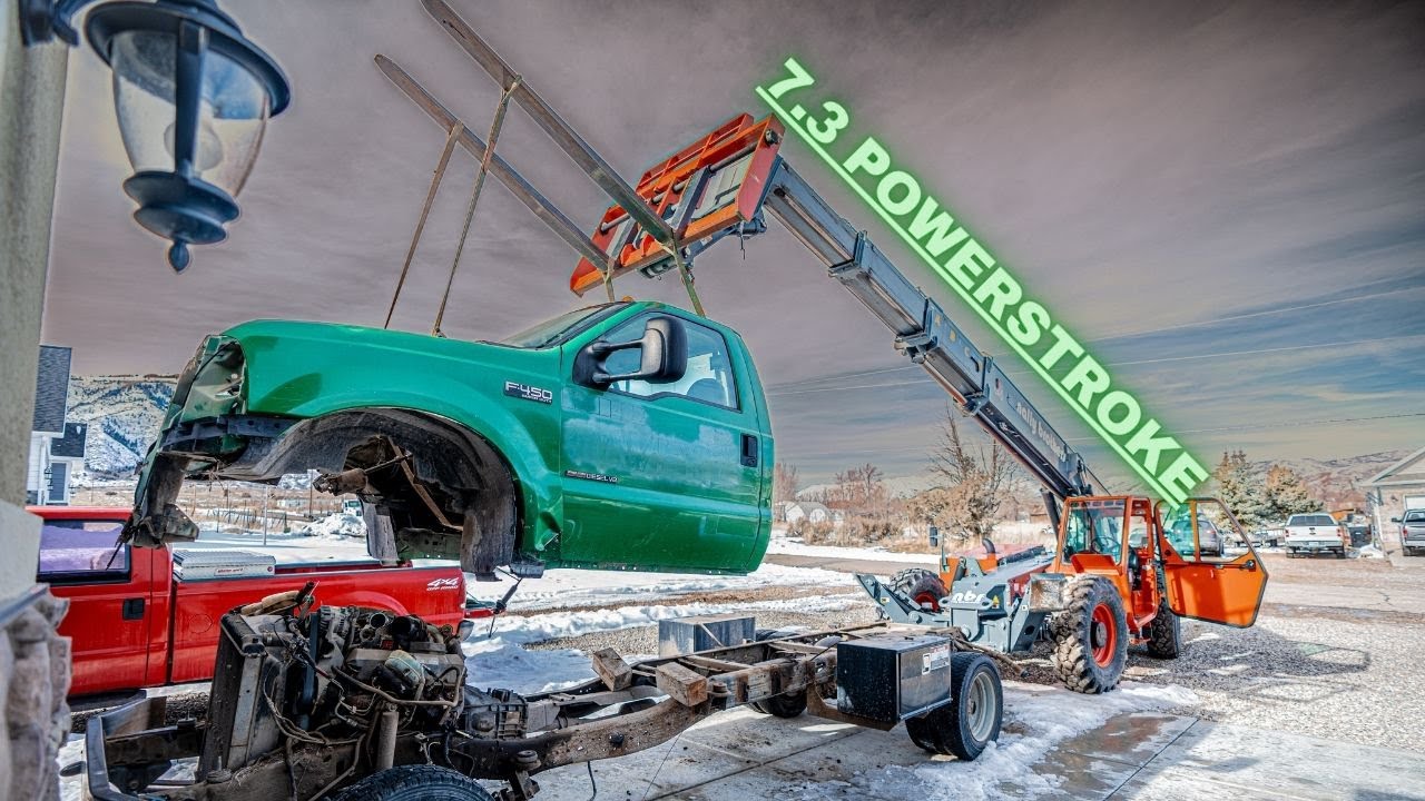 Removing The Cab From 7.3 Powerstroke Truck