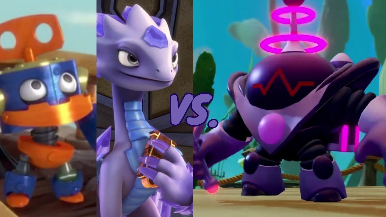 WIND UP AND FLASHWING VS. BLASTERTRON | Skylanders trap team