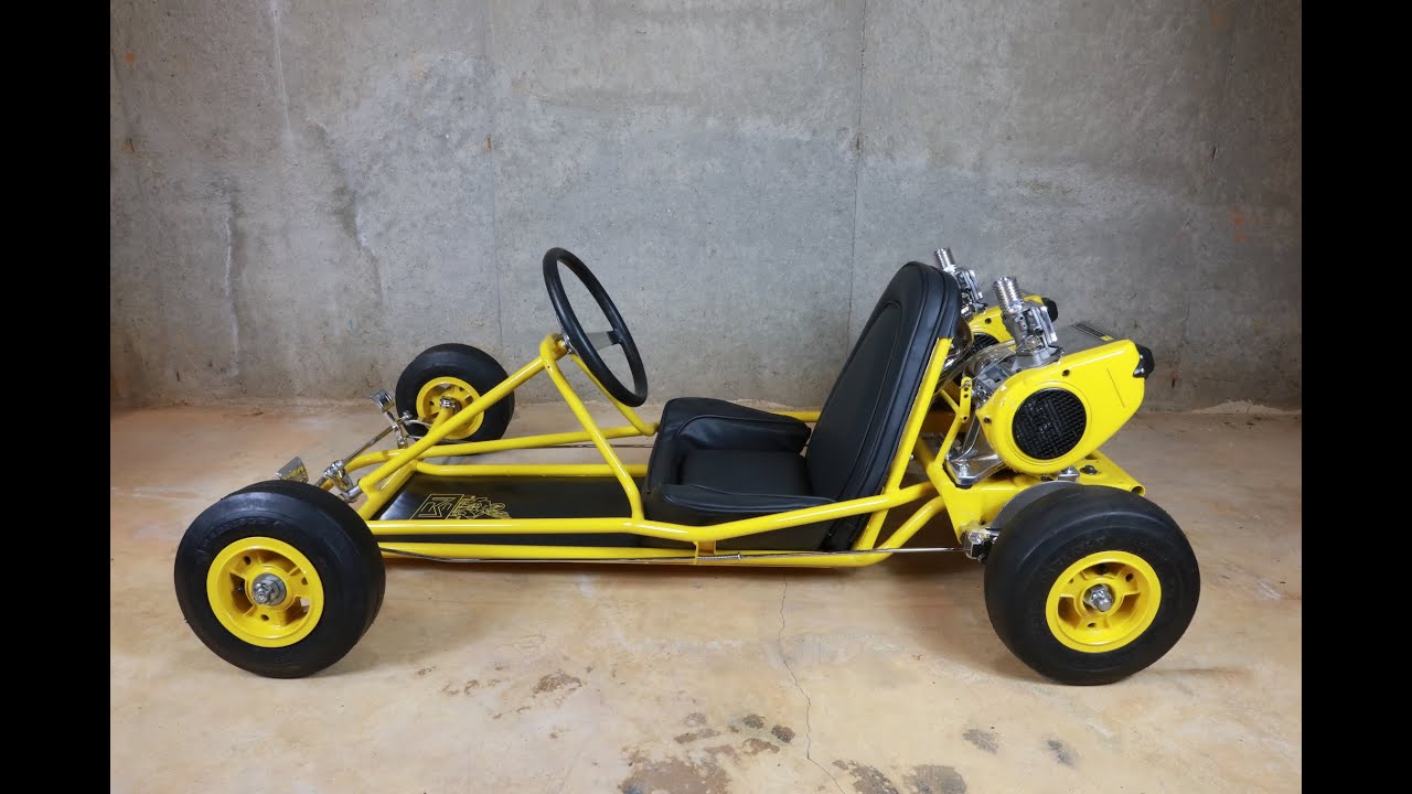 1961 McCulloch r1 vintage racing go-kart twin McCulloch MC20 motors