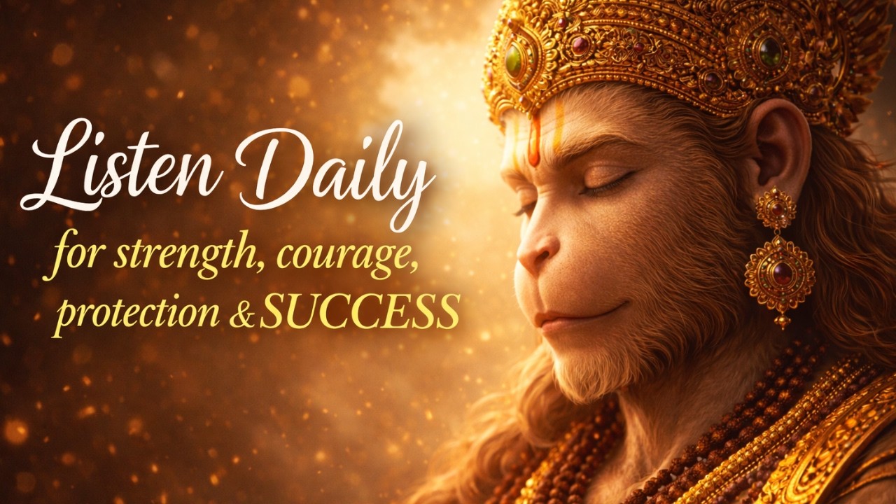 Powerful HANUMAN CHALISA | Remove OBSTACLES & Receive Strength, Protection and Prosperity