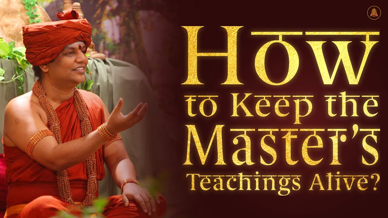 How to Keep the Master&rsquo;s Teachings Alive? | Nithyananda Satsang | 01 Mar 2015
