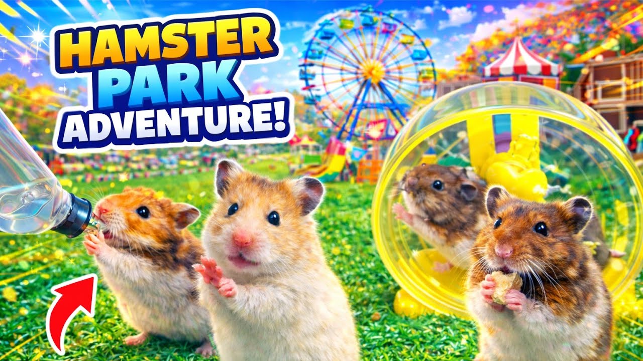 Peaceful Hamster Eating & Drinking | Relaxing Video