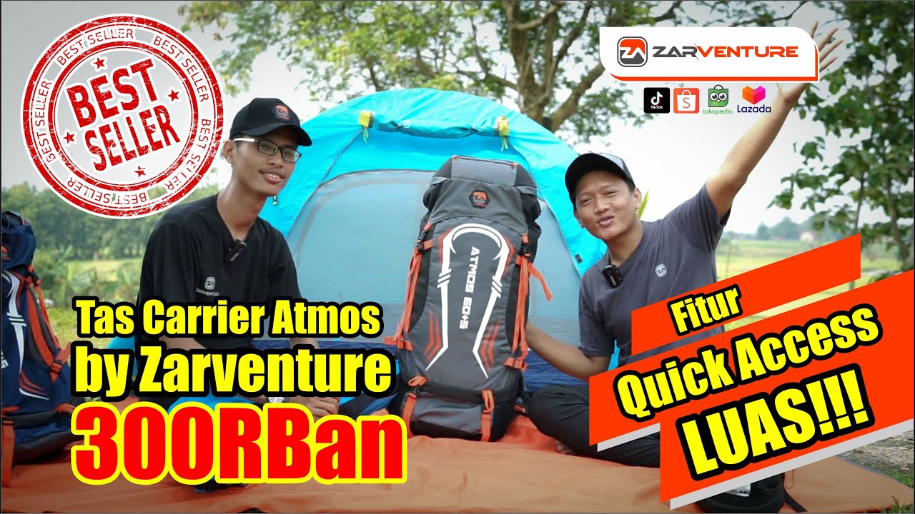 REVIEW TAS CARRIER ATMOS ZARVENTURE, TAS INI BANYAK FITUR DAN PROMONYA!!!