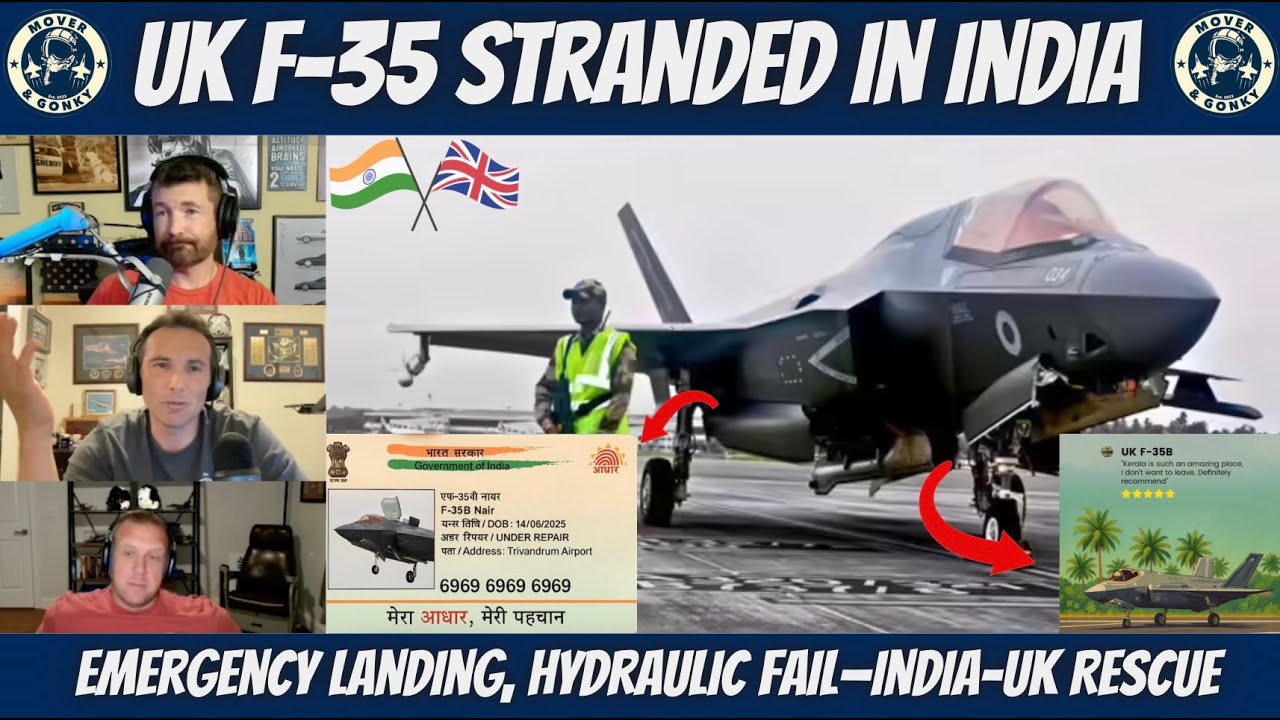 Trapped Stealth Jet?! British F‑35B Stuck in India &ndash; US Fighter Pilots React