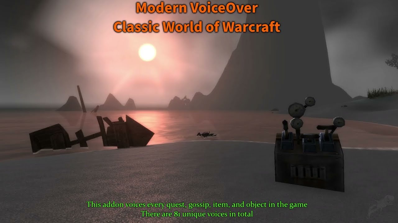 Modern VoiceOver for Classic World of Warcraft