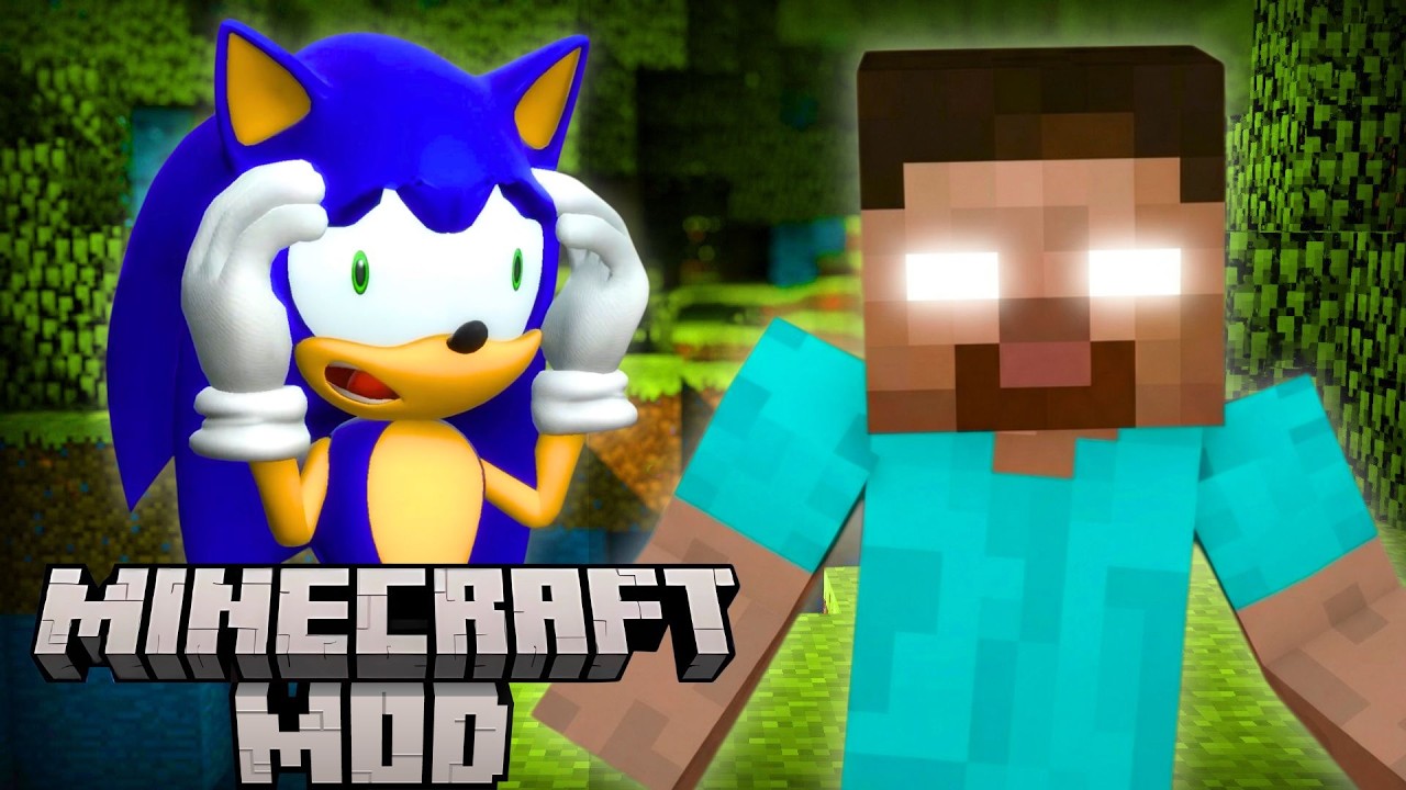 Соник играет в MINECRAFT (МОД УЖАСОВ)