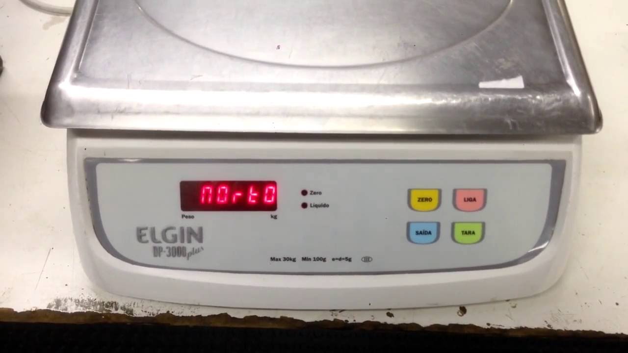 Calibração Balança DP-3000