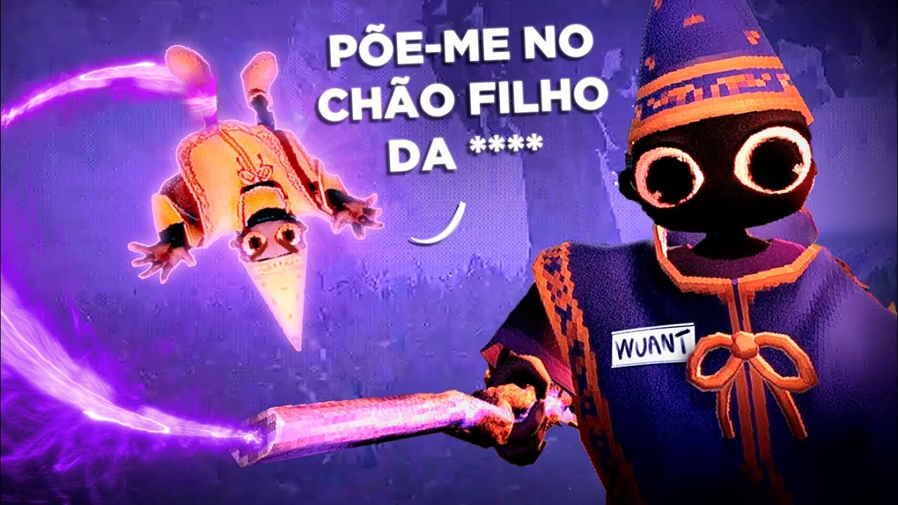 O JOGO DE FEITICEIROS ONDE TEMOS QUE GRITAR OS FEITIÇOS - YapYap