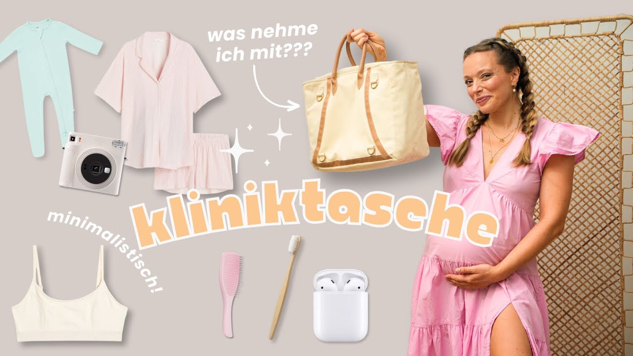 🏩Kliniktasche für Geburt | Was muss ich in meine Kliniktasche packen & was nicht| Minimalismus!!!