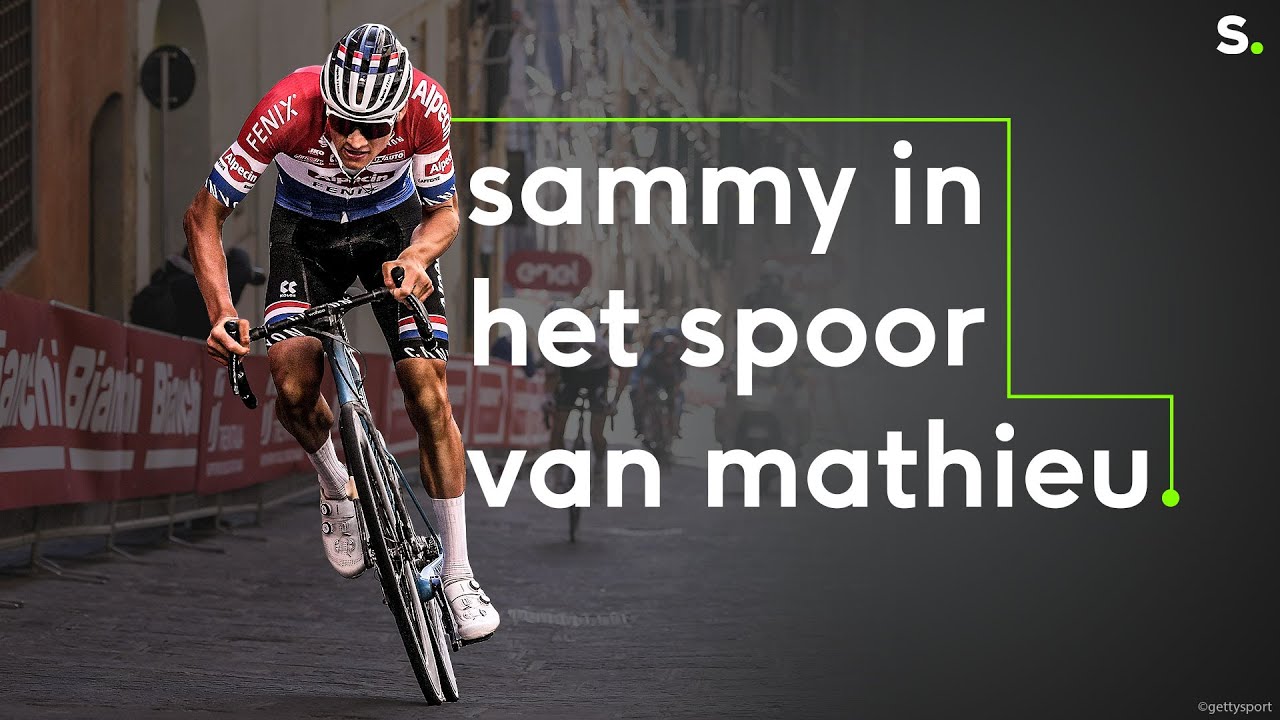 In het spoor van Mathieu van der Poel tijdens Strade Bianche: 