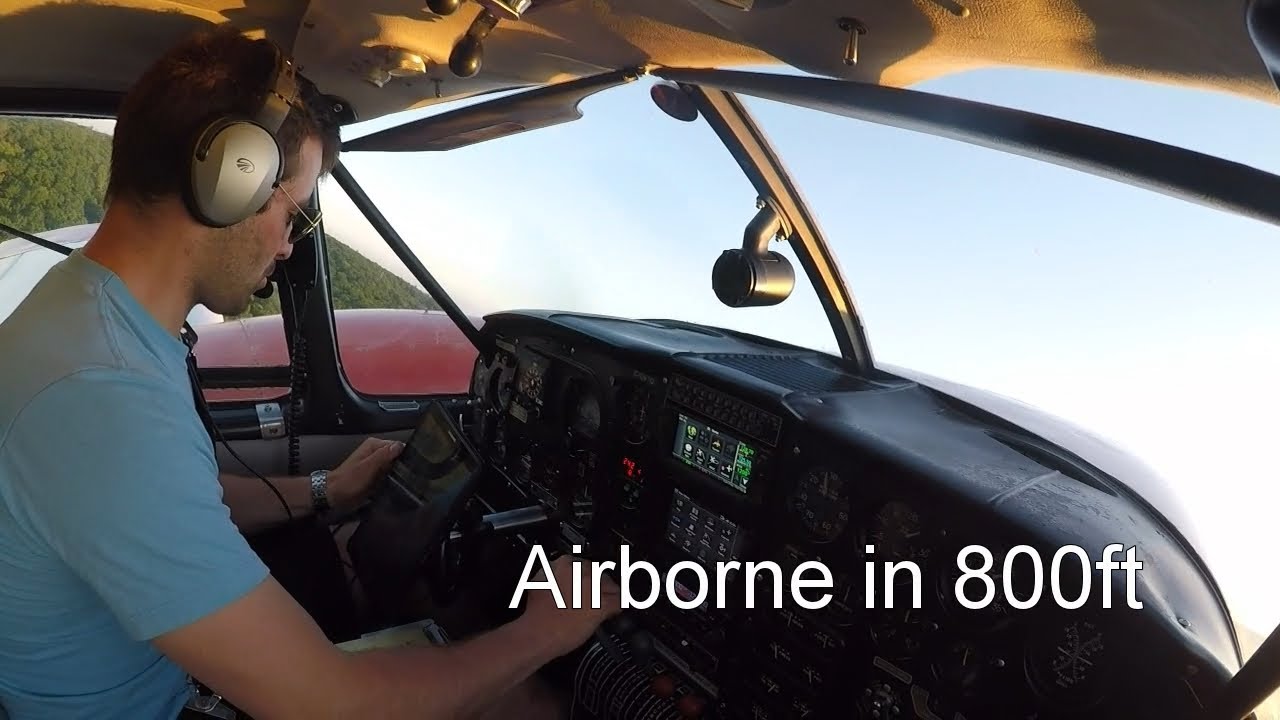Aztec max performance takeoff: Better than 3000 feet per minute climb