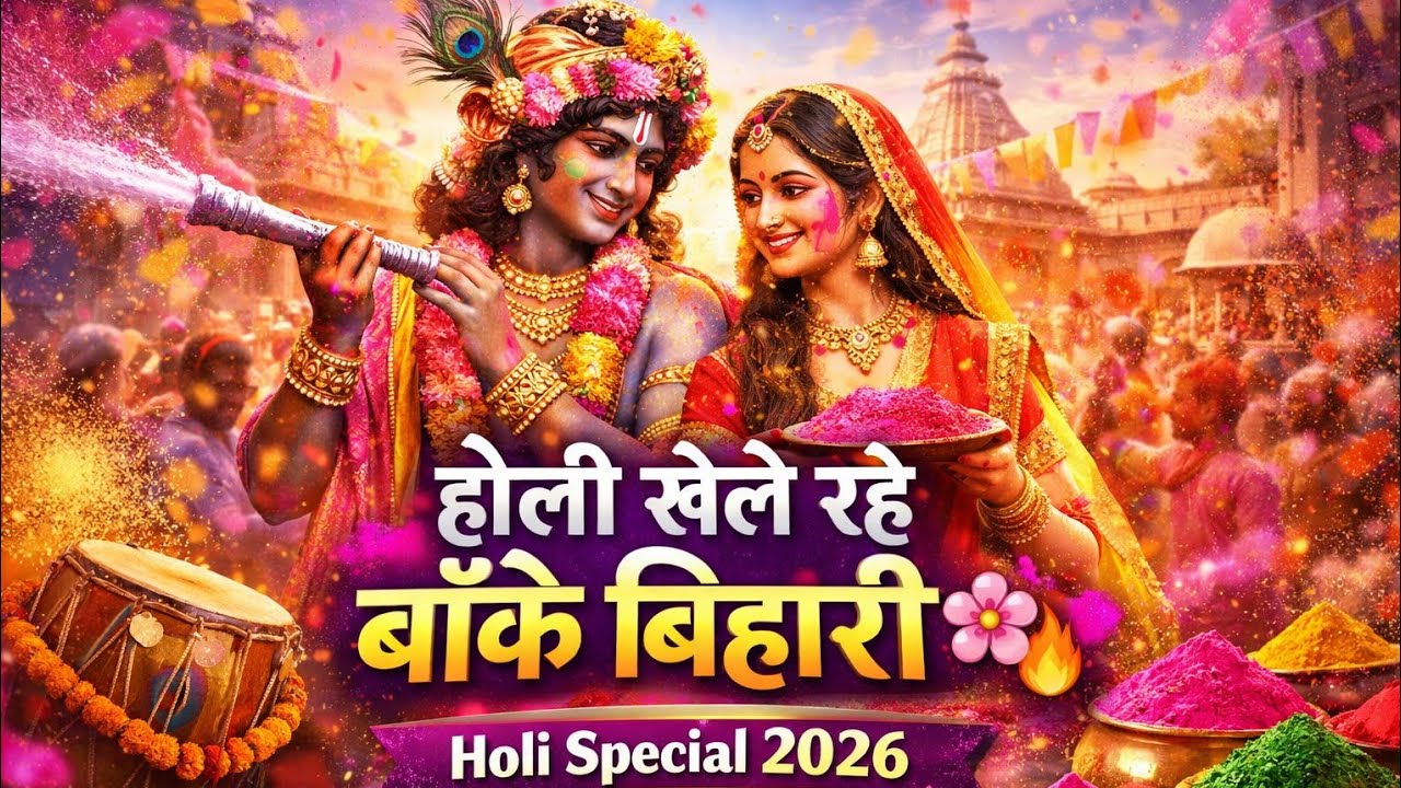Holi Special 2026 🌼| Holi Khele Rahe Banke Bihari | Braj Ki Holi Bhajan