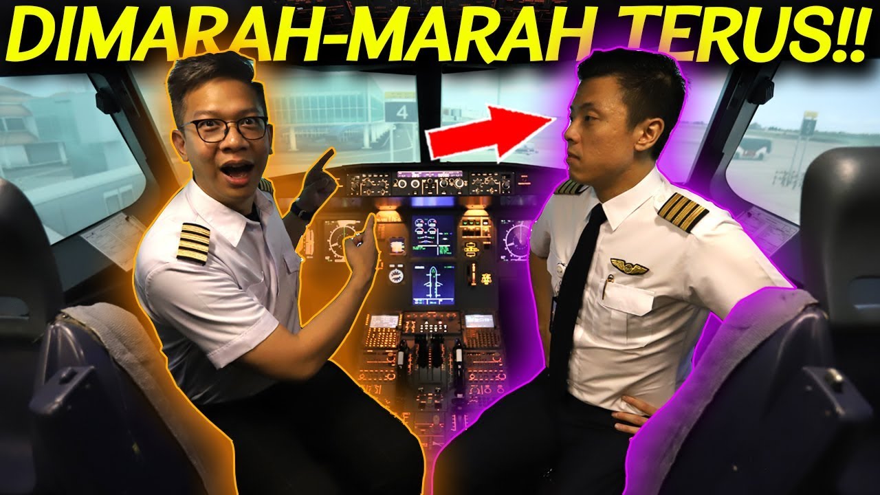 GAGAL MENDARAT!! JADI PILOT DIMARAH-MARAH TERUS!!