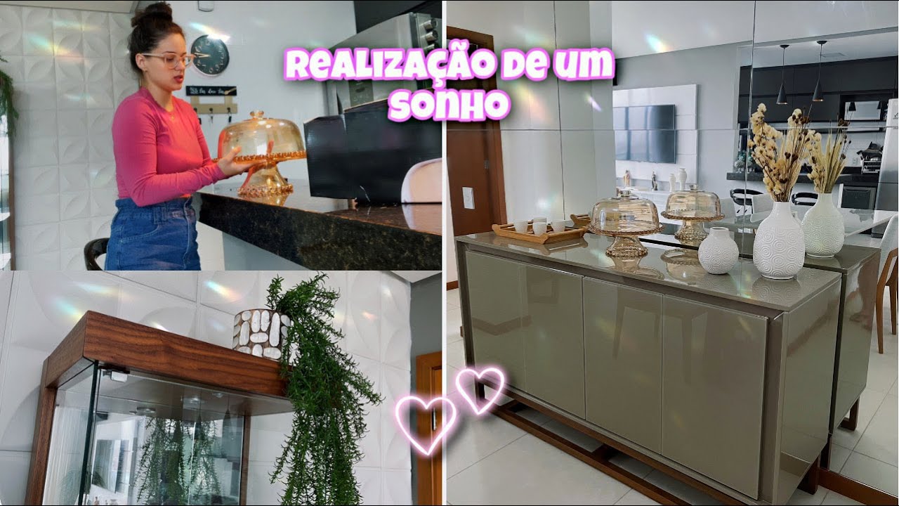 Diário da reforma 💕| O BUFFET CHEGOU + COMPRANDO DECORAÇÕES - ep. 04