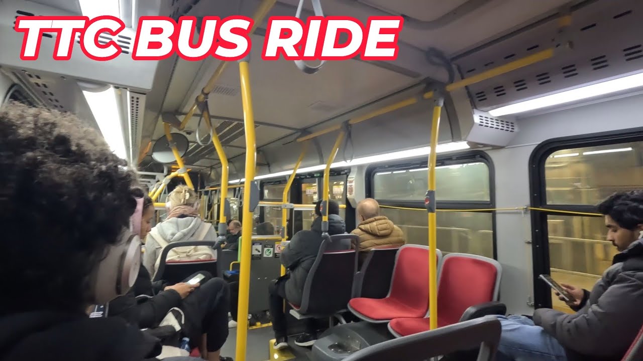 TTC 34 Bus Ride along Line 5 Eglinton Crosstown 