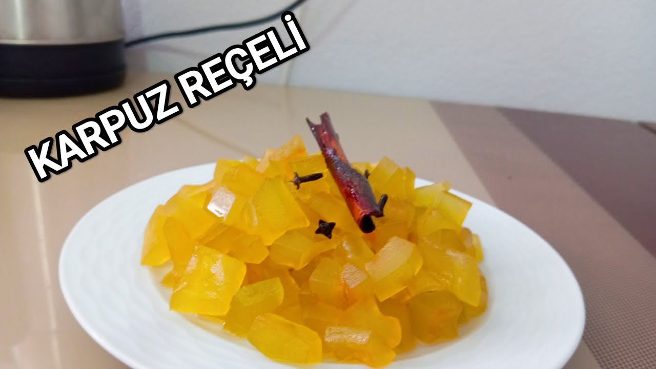Karpuz Kabuğu Reçeli 🍉🍉 (İNANAMAYACAKSINIZ 😋)