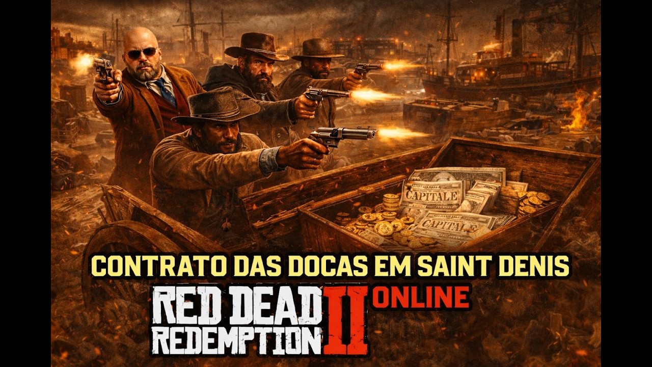 Tiroteio pesado em Saint Denis – RED DEAD REDEMPTION 2 – ONLINE