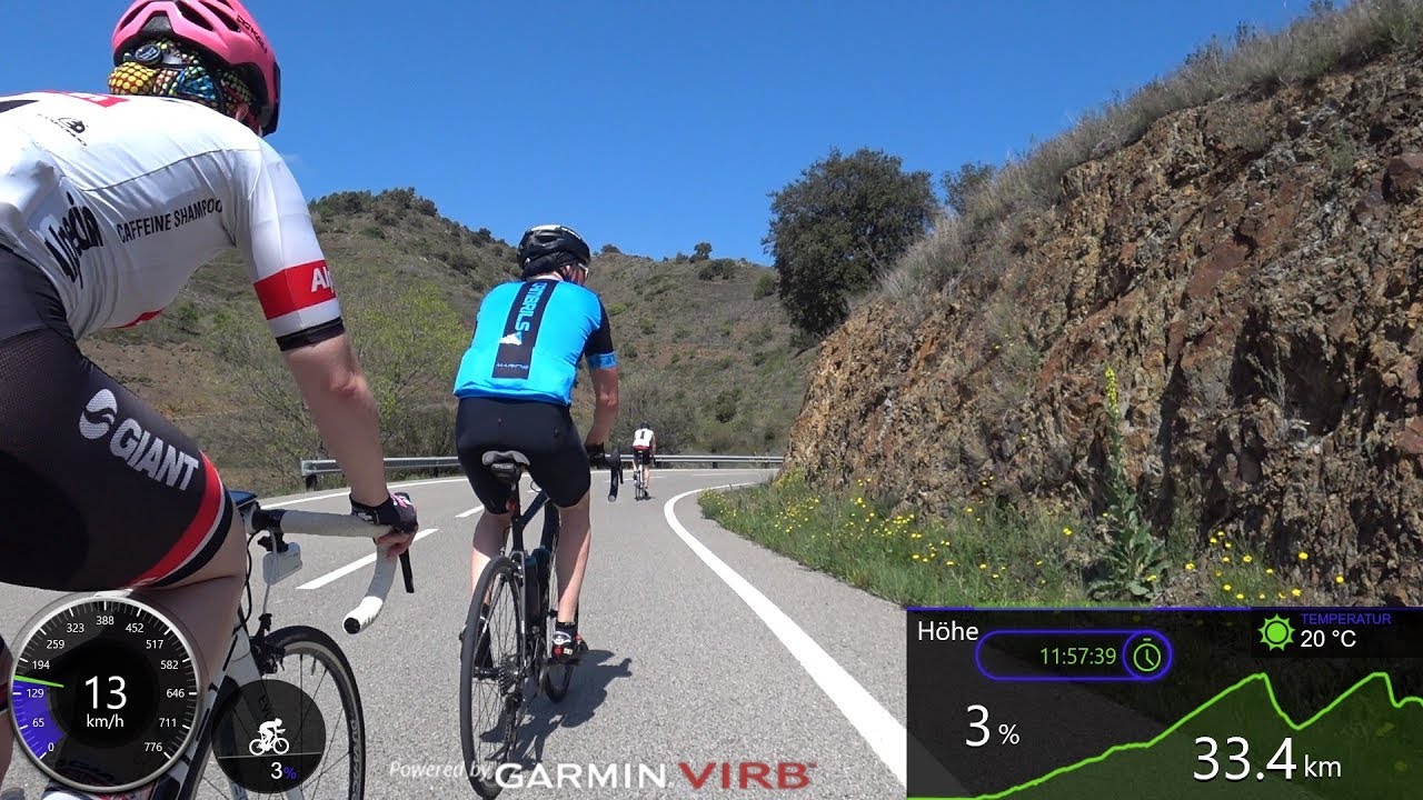 Cycling Video for Indoor Bike Training 90 Minute Spain 4K Ultra HD Garmin Video