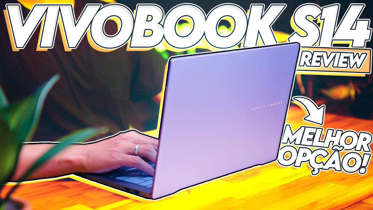 A MELHOR OPÇÃO de NOTEBOOK PREMIUM focado em PRODUTIVIDADE e ESTUDOS? Review do Vivobook S14