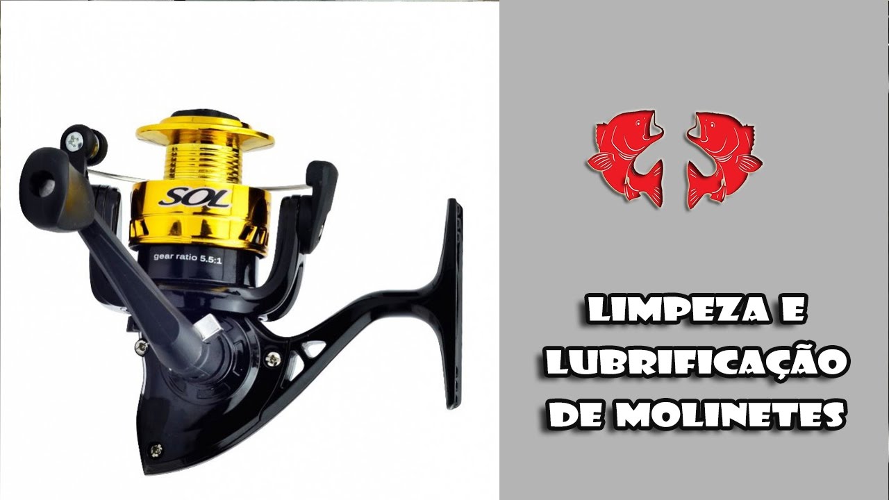Como Fazer a Limpeza e Lubrificação de Molinetes [Dicas e Pescas]