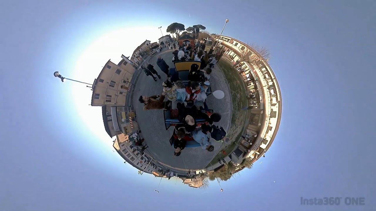 Carnevale a TREGGIAIA - I FABBRI con insta360 one