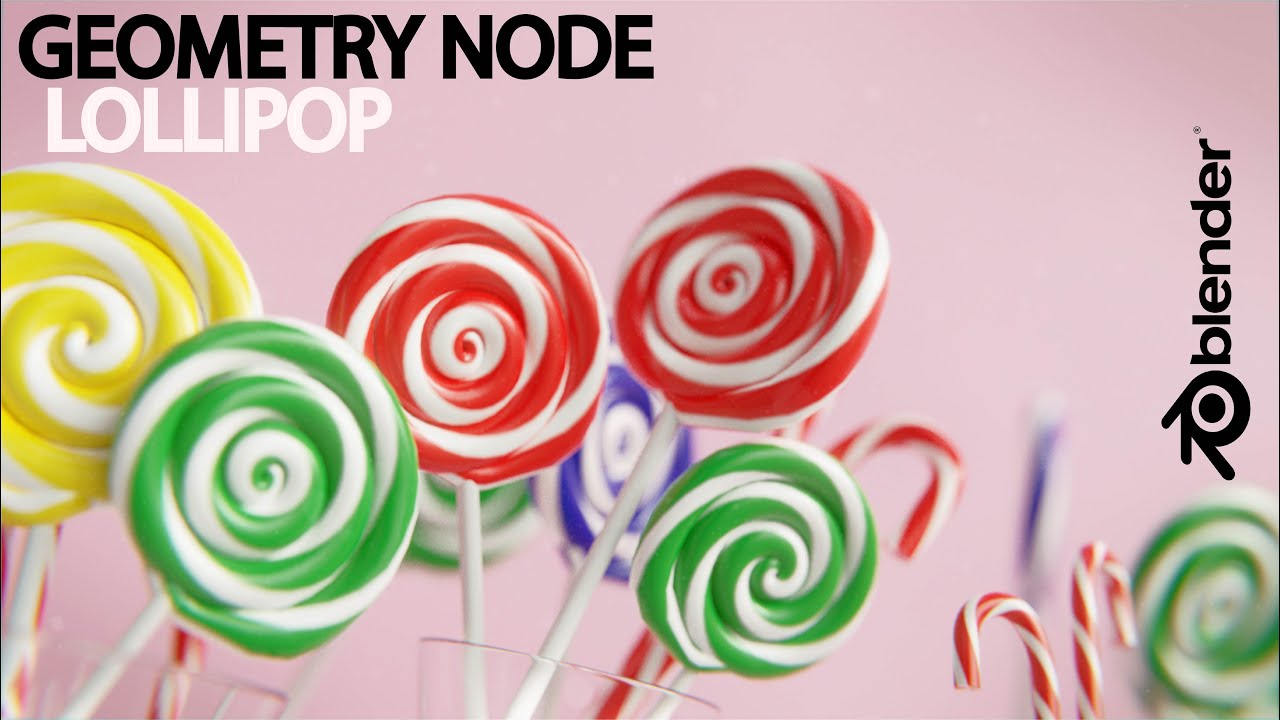 Lollipop Geometry Node (Blender Beginners Tutorial)